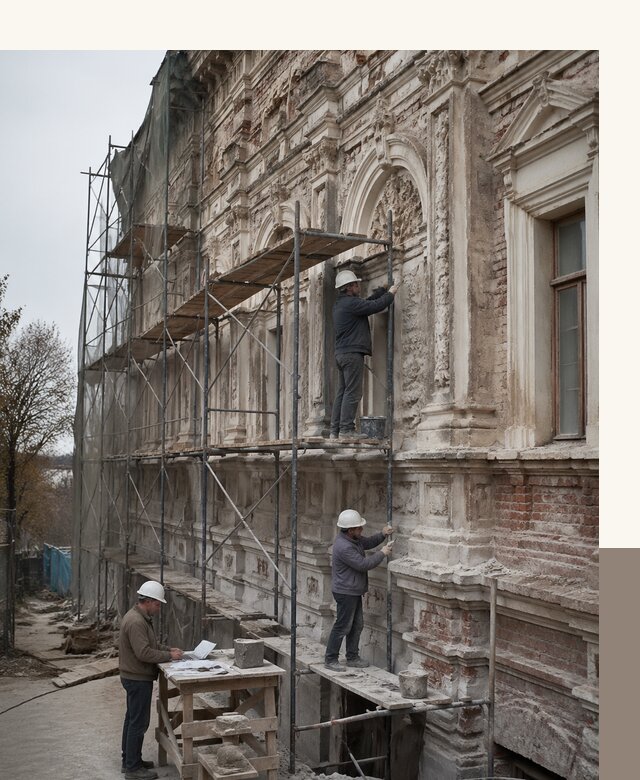 Реставрация объектов культурного наследия под ключ в Волжском